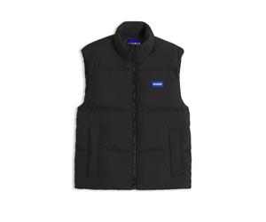 HUGO Wasserabweisende Weste mit Logo-Label - Style Bodolino2541, 50546648 Schwarz XS