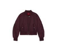 HUGO Wattierte Bomberjacke mit wasserabweisendem Finish und Raffungen - Style Ferida-2, 50550687 Bordeaux XS