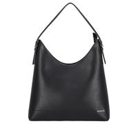 Hugo Yorih Schultertasche Leder 34 cm schwarz