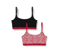 HUGO Women's Twin Design Bralette, Open Red646, S