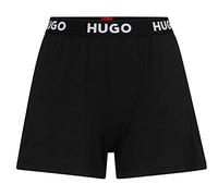 HUGO Pyjama-Shorts aus Stretch-Jersey mit Logo-Bund - Style UNITE_SHORTS, 50490704 Schwarz L