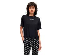 Rundhalsshirt HUGO "UNITE_T-SHIRT" Gr. M (38), schwarz (black) Damen Shirts Rundhalsshirts mit Logo-Print (52104744-M)