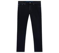 Slim-fit-Jeans HUGO BLUE "Zane", Herren, Gr. 35, Länge 32, blau (dunkelblau403), Denim/Jeans, Obermaterial: 99% Baumwolle, 1% Elasthan, unifarben, slim fit lang, Jeans Slim-fit-Jeans, extra slim fit (
