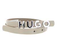 HUGO Zula Leather Belt 1,5 cm W90 Beige