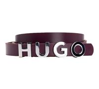 HUGO Zula Leather Belt 1,5 cm W90 Purple