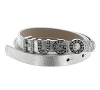 HUGO Zula-S-L Sz15 Leather Belt W90 Silver