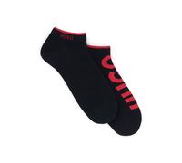 HUGO Zweier-Pack Sneakers-Socken aus elastischem Baumwoll-Mix - Style 2P AS LOGO CC, 50468111 Schwarz 39-42