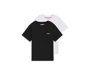 HUGO Zweierpack Kinder-T-Shirts aus Baumwoll-Jersey - Style G00573/M4104A, G00573 Schwarz / Weiß 126
