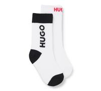 HUGO Zweierpack Kindersocken aus Baumwoll-Mix - Style G01169/10P27, G01169 Weiß 31