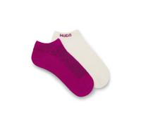 HUGO Zweierpack knöchellange Socken aus Baumwoll-Mix - Style 2P AS LEO LOGO CC W, 50561161 Dunkelrosa 35-38