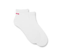 HUGO Zweier-Pack kurze Socken aus Baumwoll-Mix - Style 2P SH LOGO CC, 50516396 Weiß 43-46
