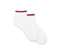 HUGO Zweierpack kurze Socken mit Logo-Tape - Style 2P SH TAPE CC, 50516390 Weiß 39-42