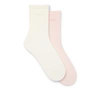 HUGO Zweierpack mittelhohe Socken aus Baumwoll-Mix mit Logos - Style 2P RS UNI LOGO CC W, 50566511 Hellrosa 39-42