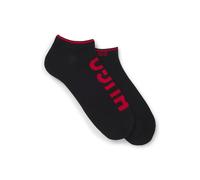 Sneakersocken HUGO UNDERWEAR "2P AS LOGO CC W", Damen, Gr. 35-38, schwarz (schwarz, rot), Baumwollmischung, Socken Sneakersocken (48763955-35) schwarz, rot