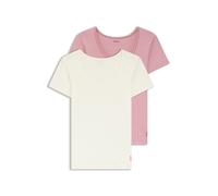 HUGO Zweier-Pack T-Shirts aus Stretch-Baumwolle - Style TWIN T-SHIRT RN, 50545688 Weiß / Pink L