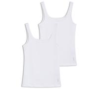 HUGO Zweierpack Unterhemden aus Stretch-Baumwoll-Jersey - Style TWIN VEST, 50469682 Weiß XS