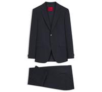 HUGO Zweiteiliger Extra Slim-Fit Anzug aus gemustertem Gewebe - Style Arti-Hesten253X, 50567831 Dunkelblau 106