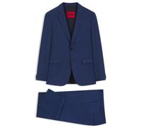 HUGO Zweiteiliger Extra Slim-Fit Anzug aus kariertem Twill - Style Arti-Hesten253X, 50567798 Blau 102