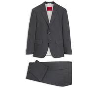 HUGO Zweiteiliger Slim-Fit Anzug aus Performance-Stretch-Twill - Style Henry-Getlin253X, 50569466 Dunkelgrau 48