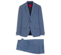 HUGO Zweiteiliger Slim-Fit Anzug aus Woll-Mix - Style Henry-Getlin253X-MH, 50572150 Hellblau 56