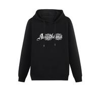 HUISHIJIA Anathema New Mens Long Sleeve Hoody with Pocket Sweatershirt Hooded Black M