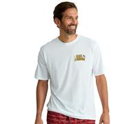 HUK Herren Standard Kurzarm Performance Tee Fishing T-Shirt Gone Fishin-White