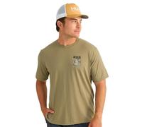 HUK Herren Standard Kurzarm Performance Tee Fishing T-Shirt Marlin On Ice-Overland Trek