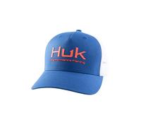 HUK Herren Trucker Hat, Anti-Glare Snapback Fishing Hat for Men Verschluss, Performance - Ozeanblau, One Size