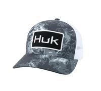 HUK Herren Trucker-Hut, blendfreier Snapback-Angelhut Verschluss, Mossy Oak Stormwater Midnight, One Size