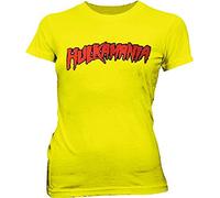 Hulkamania Hulk Hogan Juniors T-shirt Tee (X-Large, Gelb)