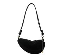 HULKAY Schultertasche Damen Faux Wildleder -Party -Taschen Für Frauen Hobo Umhängetasche Single Crossbody Sac Aberarm Dumpling Sweet
