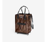 Hulken Bag - Rolling Tote Medium Chocolate Brown