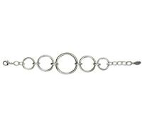 HULTQUIST Armreif: versilbert mit 5 Ringen 1 St