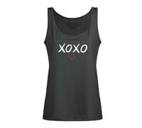 Human Family Weitfließendes Damen Tanktop "Flow XOXO" in anthrazit XXS