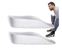 Humkopnl Schuheinlagen zur Erhöhung der Höhe - orthopädische Schuheinlagen - Aufzugs-Schuh-Einlegesohle, orthopädische Fersenerhöhung, Stoßdämpfung, Fußeinlagen für Wanderschuhe, Schuhe