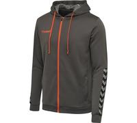 Hmlauthentic Poly ZIP Hoodie Grau S