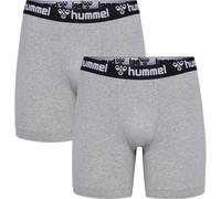 Hummel 2er-Pack Herren Unterhose, grau 3XL
