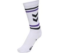 Hummel 3er-Pack Chevron High Retro Socken, weiß 43-45