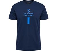 Hummel Active Graphic CO Herren T-Shirt, blau XL