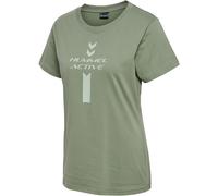 Hmlactive Graphic CO TEE S/S Woman Grün XS