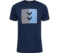 Hummel ACTIVE STRIPE CO TEE S/S | blau | Herren | 2XL | 223166/7459 2XL