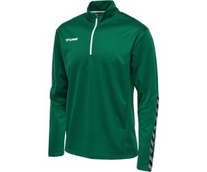 hummel Authentic 1/2-Zip Sweatshirt Kinder evergreen 140