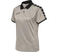 hummel Authentic Funktions-Poloshirt Damen grey melange L
