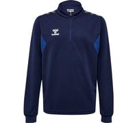 Hummel Authentic (halber Reißverschluss) Kinder Sweatshirt, blau 164