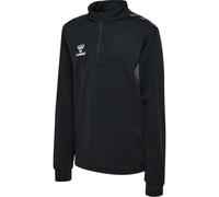 Hummel Authentic (halber Reißverschluss) Kinder Sweatshirt, schwarz 128