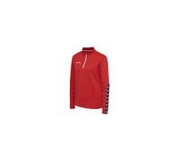 HUMMEL Damen hmlAUTHENTIC Half Zip Sweatshirt Woman, True RED, XS
