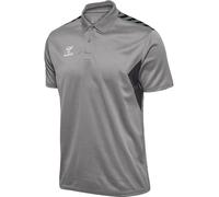 hummel Authentic Polo grau, 2XL Herren