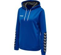 hummel Damen Hoodie Hmlauthentic Poly Hoodie Woman, True Blue, L, 204932-7045-L