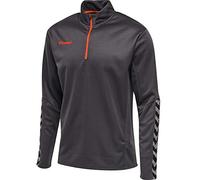 hummel Jungen Sweatshirt Hmlauthentic Kids Half Zip Sweatshirt, Asphalt, 164, 204928-1525-164
