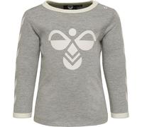 hummel hmlFLIPPER Baby-Langarmshirt grey melange 74